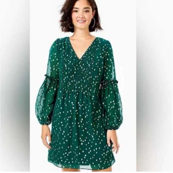 Lilly Pulitizer Cleme‎ Silk Dress - Picture 1 of 10